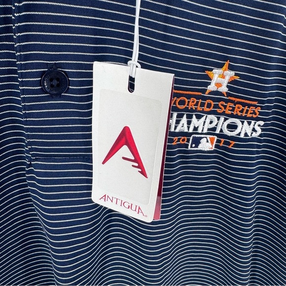 NWT Houston Astros 2017 World Series Champions ShortSleeve‎ Polo Shirt - Picture 5 of 11